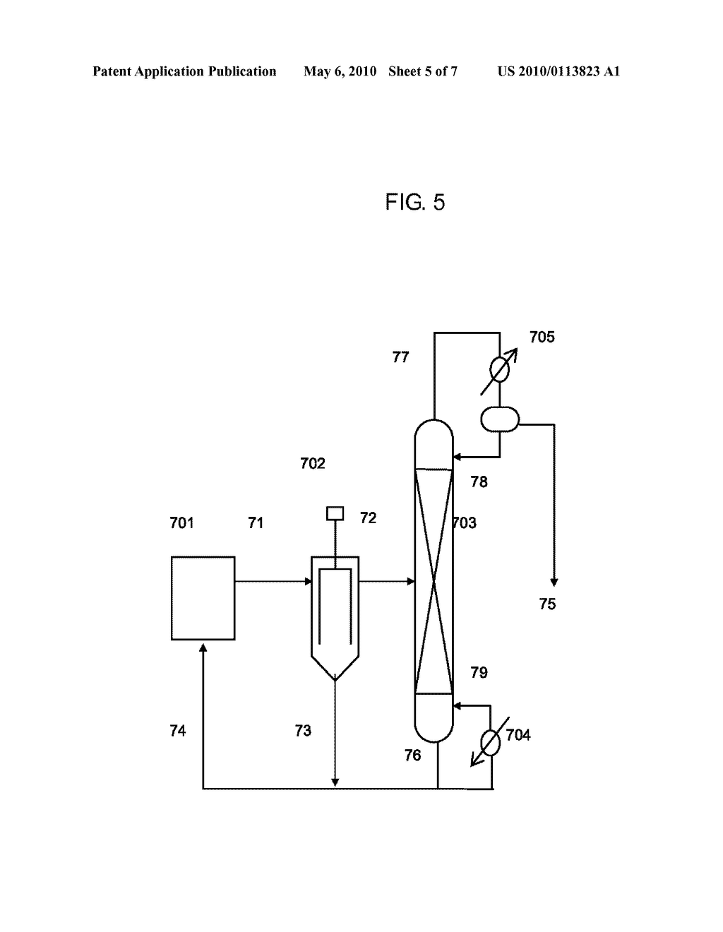 ISOCYANATE PRODUCTION PROCESS USING COMPOSITION CONTAINING CARBAMIC ACID ESTER AND AROMATIC HYDROXY COMPOUND, AND COMPOSITION FOR TRANSFER AND STORAGE OF CARBAMIC ACID ESTER - diagram, schematic, and image 06