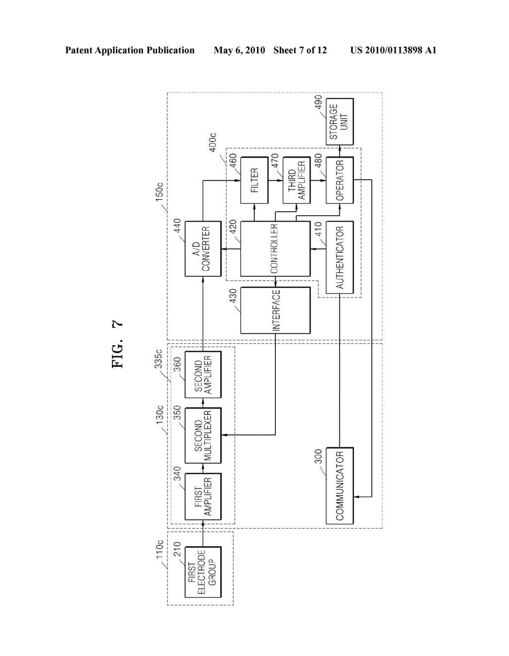 APPARATUS AND METHOD OF PROCESSING PLURALITY OF BIOLOGIC SIGNALS - diagram, schematic, and image 08