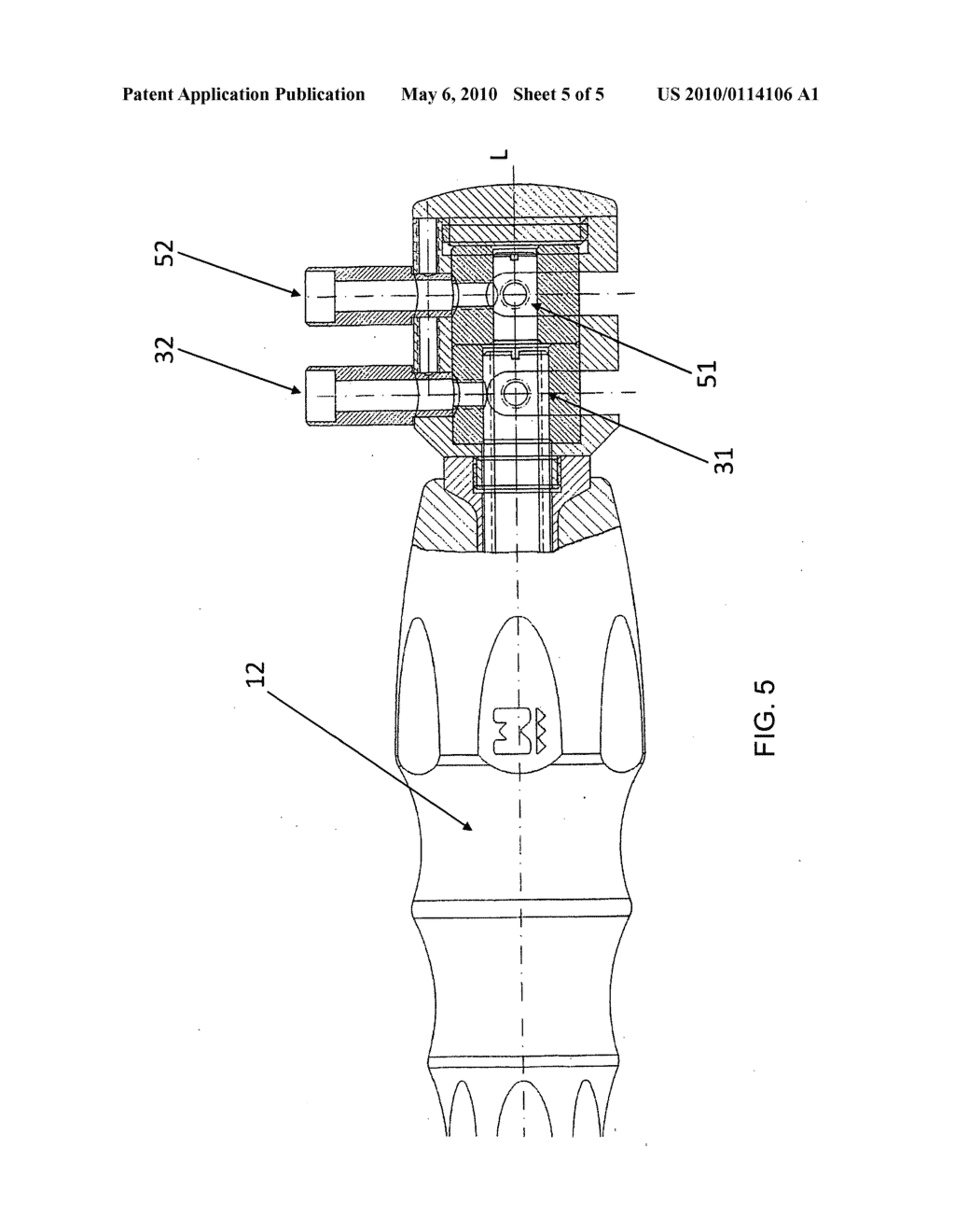 SURGICAL INSTRUMENT TO MEASURE AN INTERVERTEBRAL SPACE - diagram, schematic, and image 06