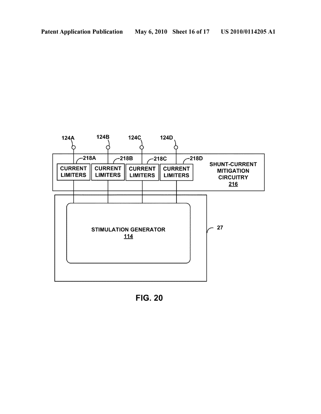 SHUNT-CURRENT REDUCTION HOUSING FOR AN IMPLANTABLE THERAPY SYSTEM - diagram, schematic, and image 17