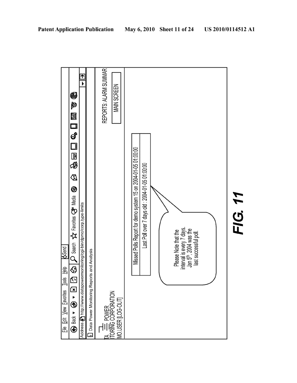 SYSTEM AND METHOD FOR REMOTE MONITORING OF BATTERY CONDITION - diagram, schematic, and image 12
