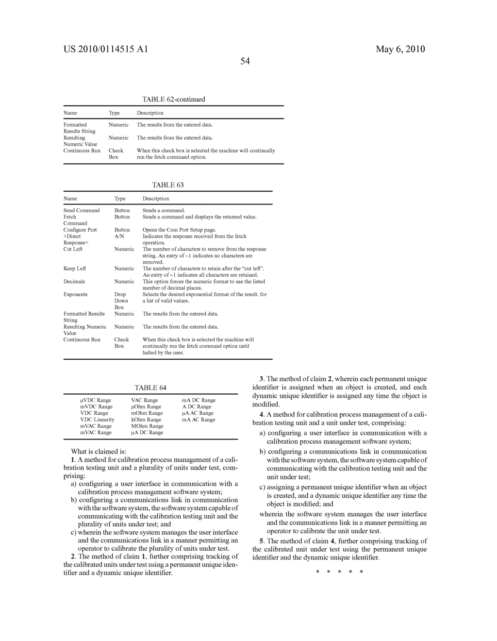 CALIBRATION PROCESS MANAGEMENT SYSTEM AND DATA STRUCTURE - diagram, schematic, and image 95