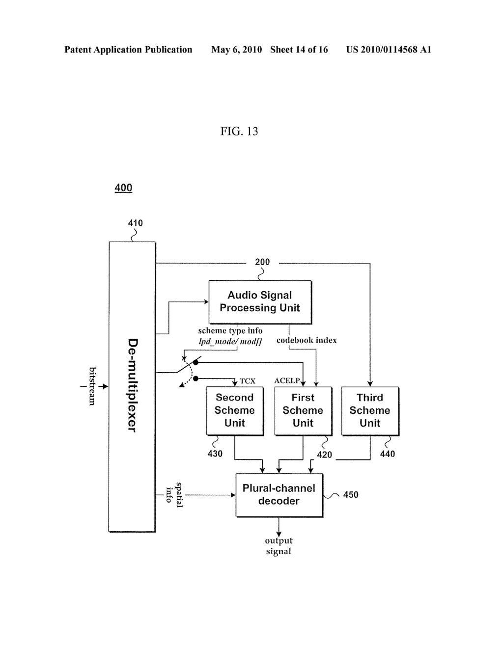 APPARATUS FOR PROCESSING AN AUDIO SIGNAL AND METHOD THEREOF - diagram, schematic, and image 15