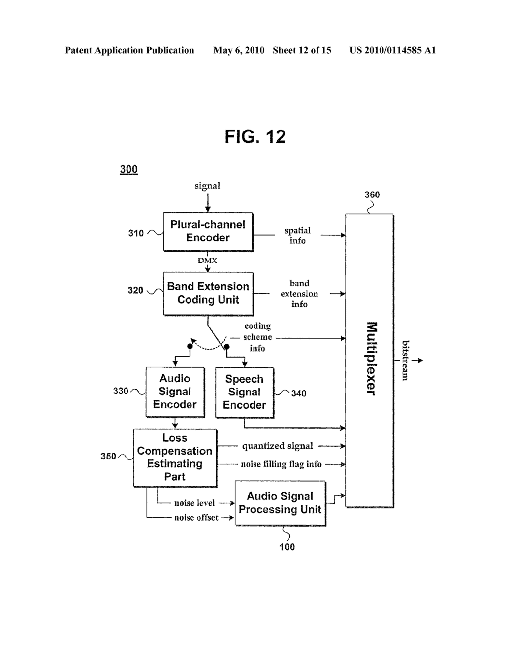 APPARATUS FOR PROCESSING AN AUDIO SIGNAL AND METHOD THEREOF - diagram, schematic, and image 13