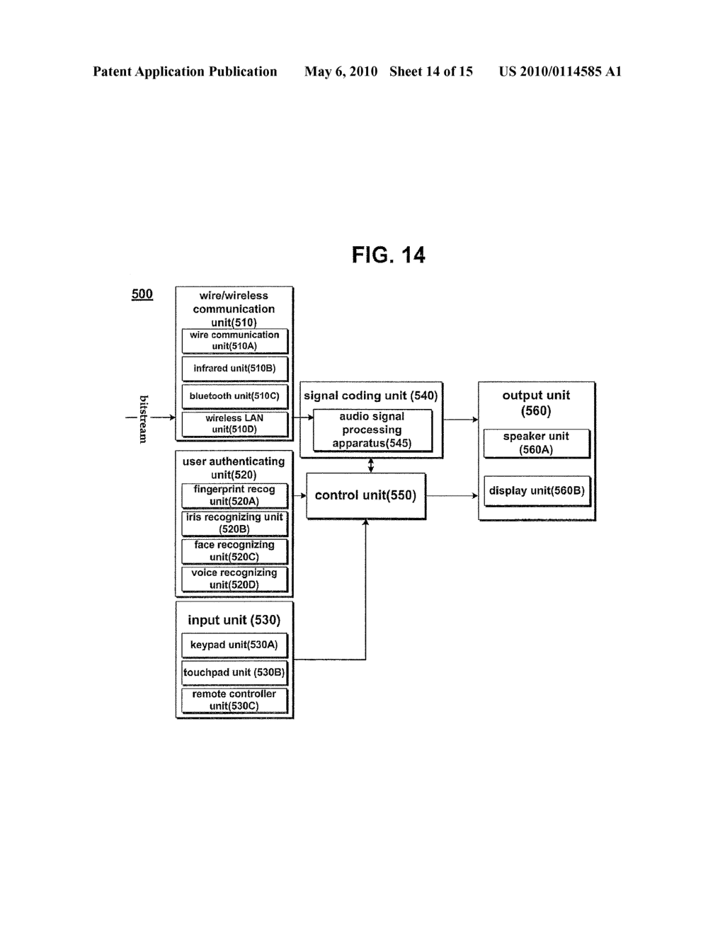 APPARATUS FOR PROCESSING AN AUDIO SIGNAL AND METHOD THEREOF - diagram, schematic, and image 15