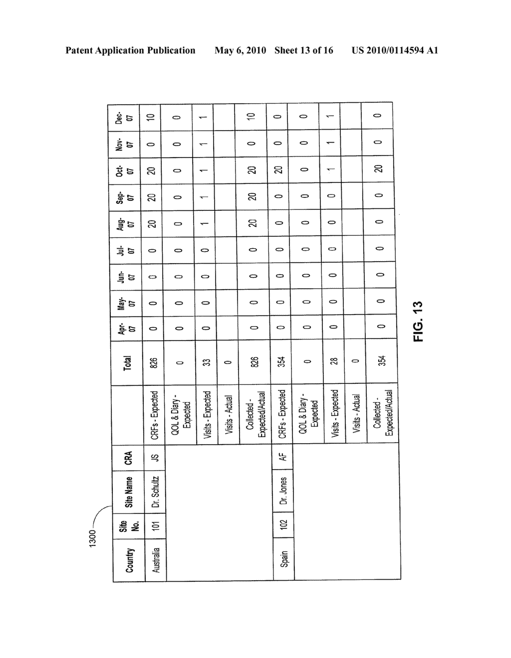 METHODS AND APPARATUS FOR PLANNING AND MANAGEMENT OF CLINICAL TRIALS - diagram, schematic, and image 14