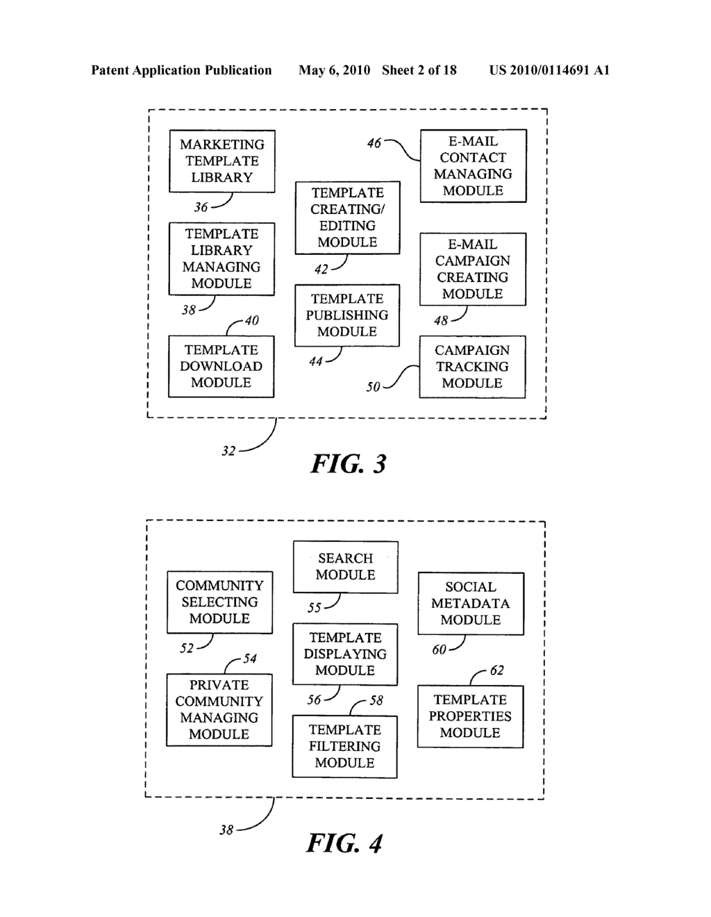 MANAGING A MARKETING TEMPLATE USED IN AN E-MAIL MARKETING CAMPAIGN - diagram, schematic, and image 03