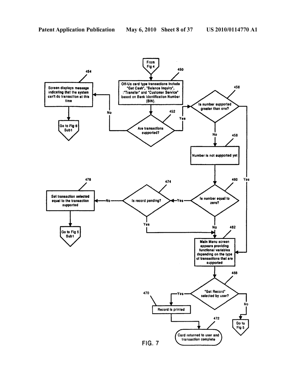 Global Method and System For Providing Enhanced Transactional Functionality Through a Customer Terminal - diagram, schematic, and image 09