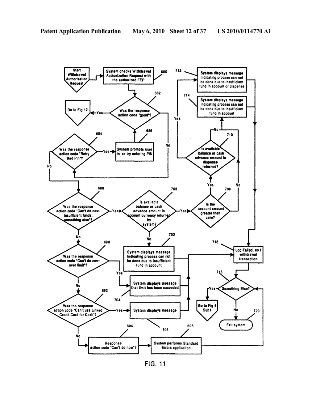 Global Method and System For Providing Enhanced Transactional Functionality Through a Customer Terminal - diagram, schematic, and image 13