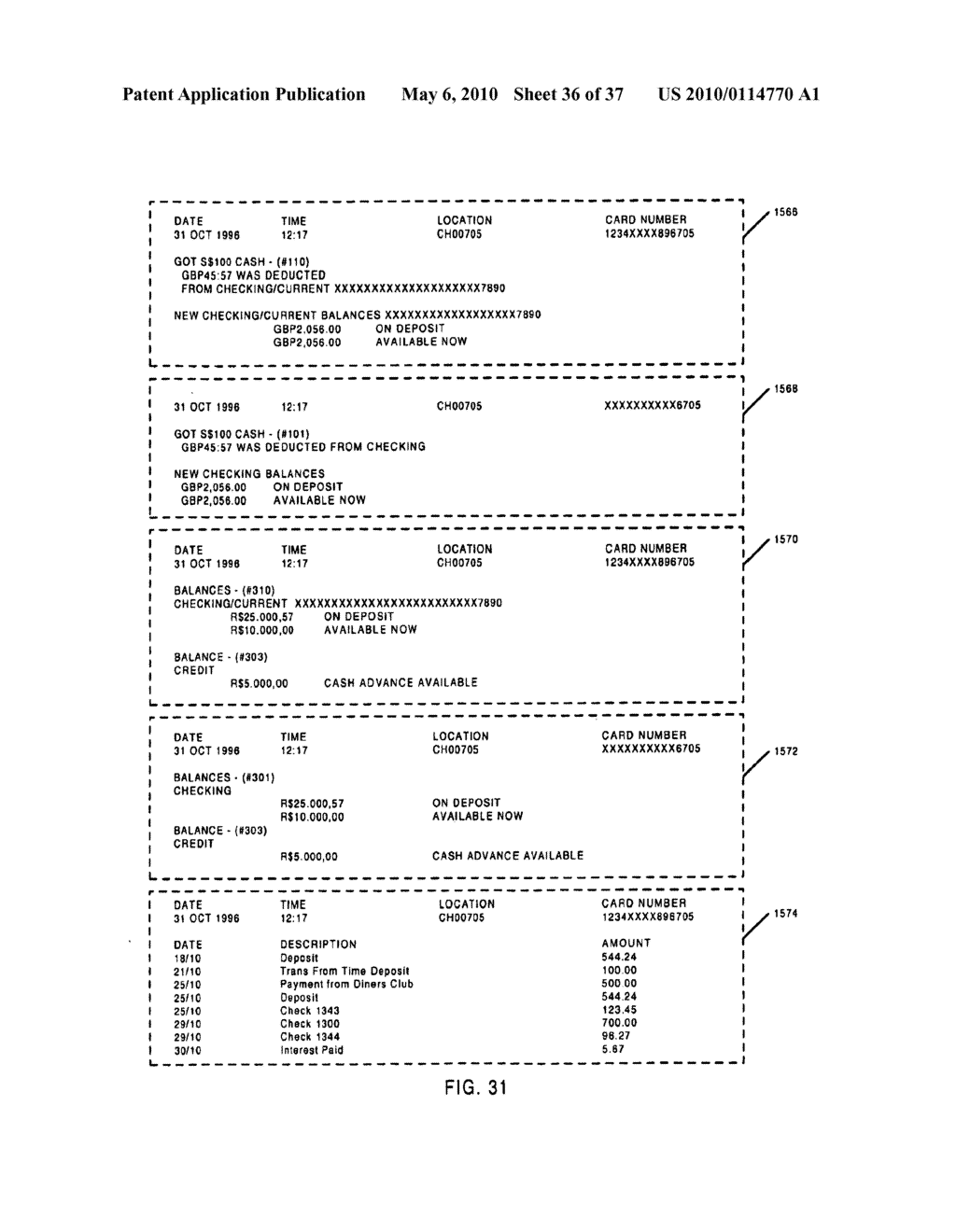 Global Method and System For Providing Enhanced Transactional Functionality Through a Customer Terminal - diagram, schematic, and image 37