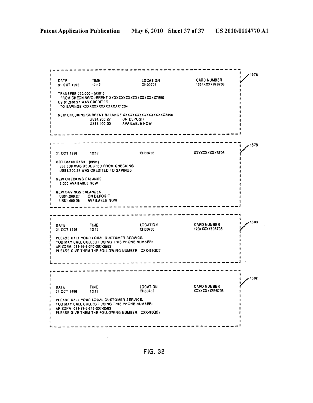 Global Method and System For Providing Enhanced Transactional Functionality Through a Customer Terminal - diagram, schematic, and image 38