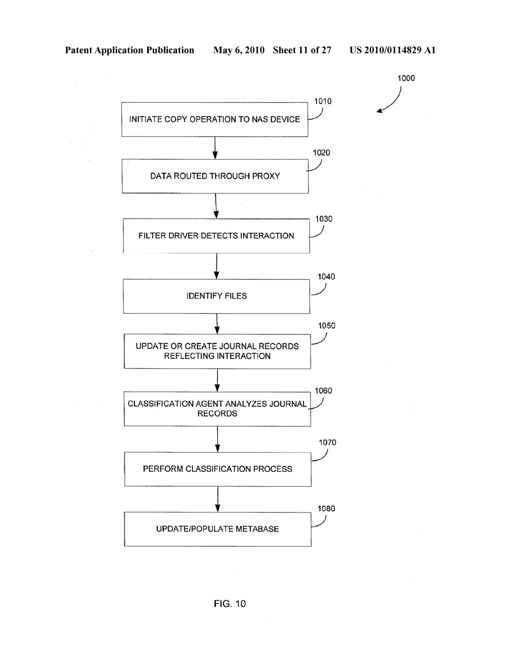 SYSTEMS AND METHODS FOR USING METADATA TO ENHANCE DATA MANAGEMENT OPERATIONS - diagram, schematic, and image 12