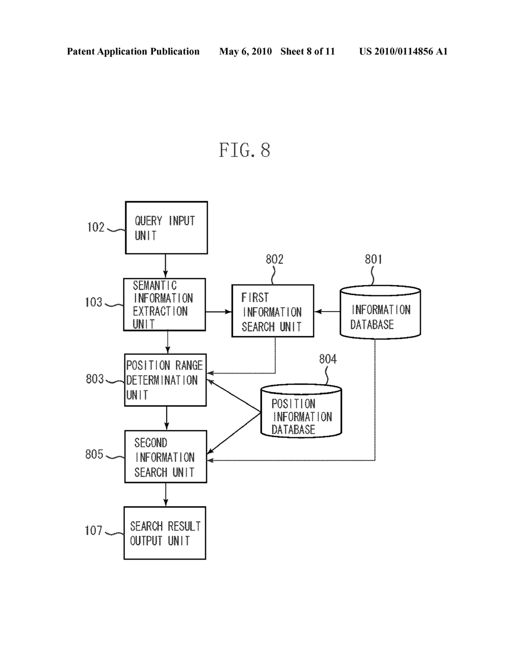 INFORMATION SEARCH APPARATUS, INFORMATION SEARCH METHOD, AND STORAGE MEDIUM - diagram, schematic, and image 09