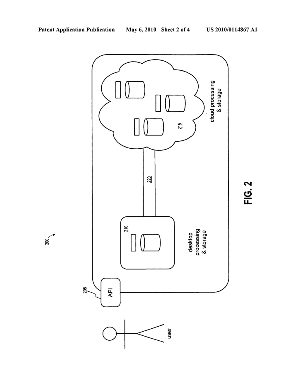 Virtual Environment Spanning Desktop and Cloud - diagram, schematic, and image 03