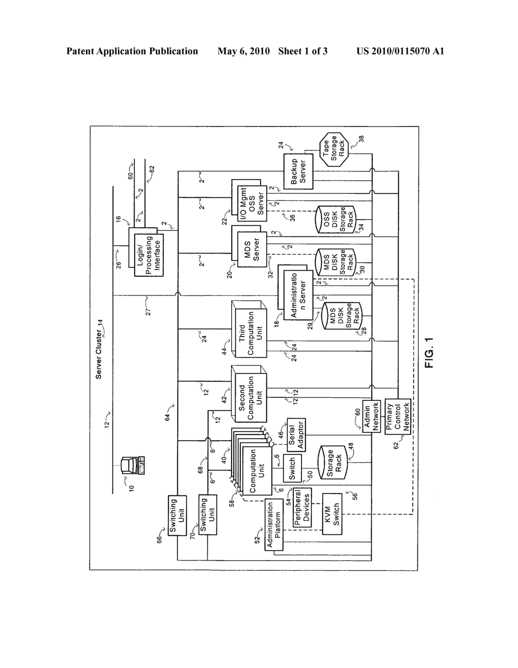 Method for generating manipulation requests of an initialization and administration database of server cluster, data medium and corresponding a server cluster, data medium and corresponding service cluster - diagram, schematic, and image 02