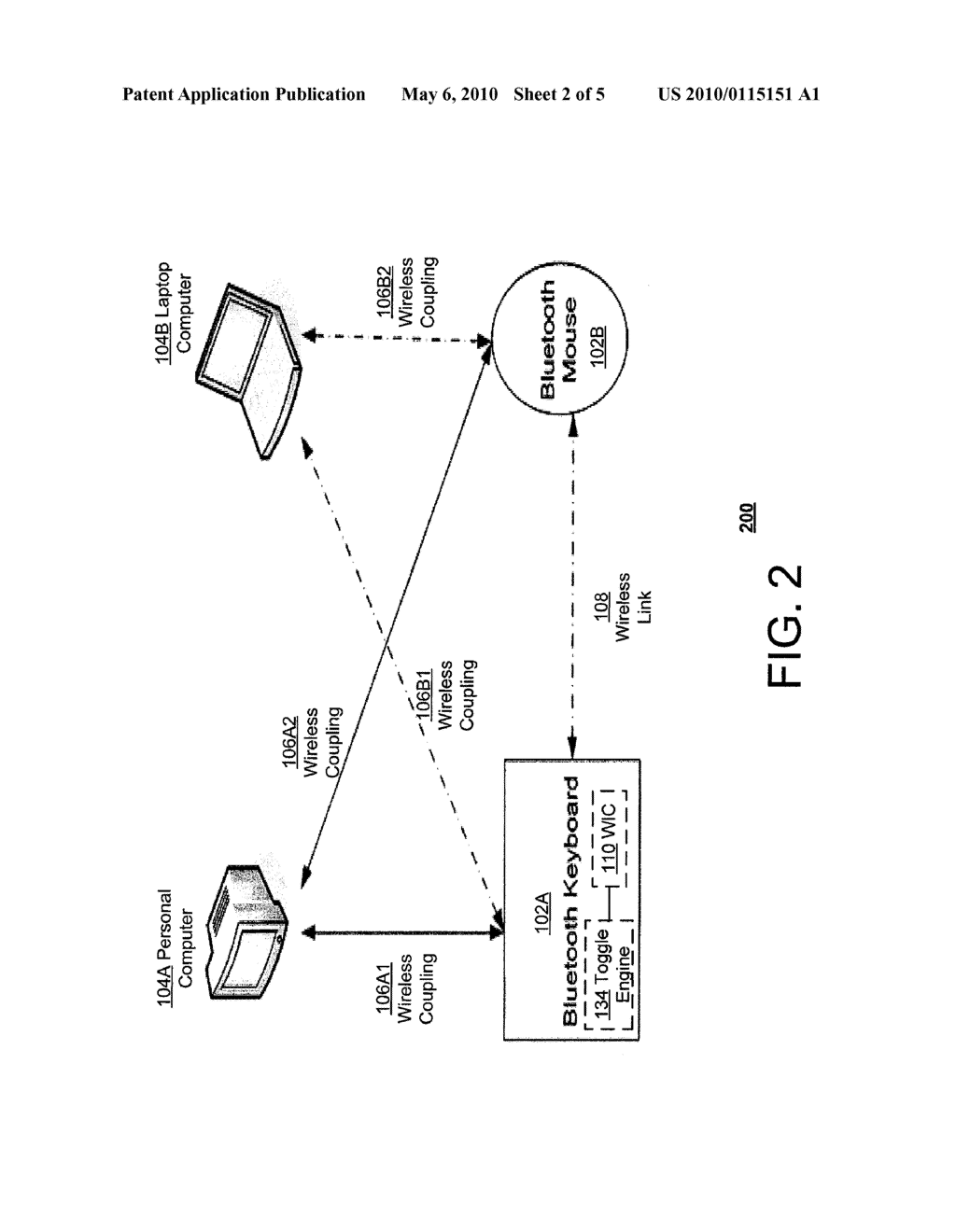 WIRELESS HUMAN INTERFACE DEVICE (HID) COORDINATION - diagram, schematic, and image 03