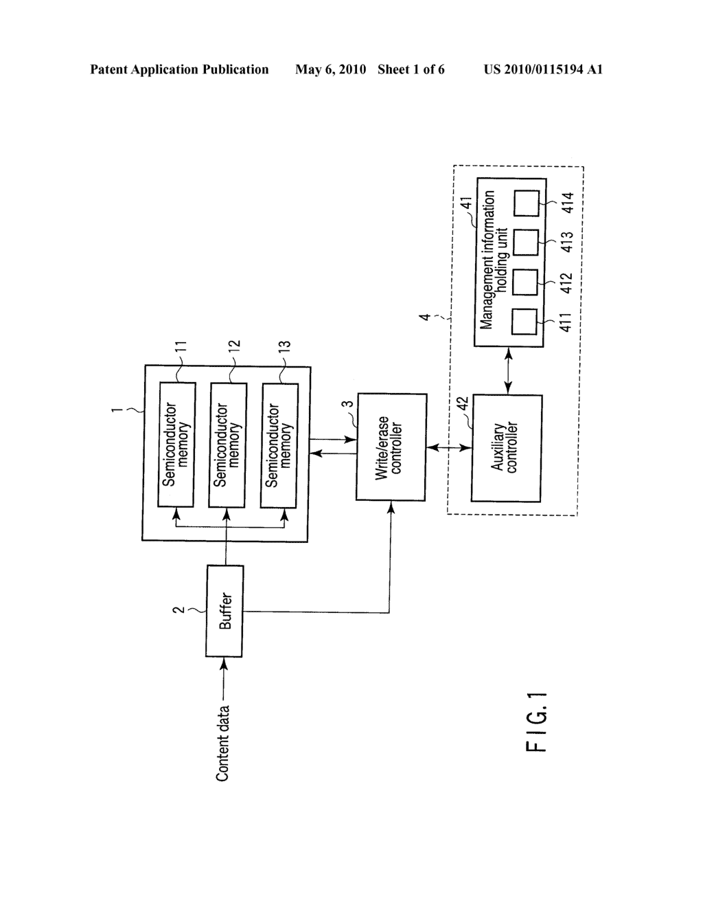 SEMICONDUCTOR MEMORY INFORMATION STORAGE APPARATUS AND METHOD OF CONTROLLING WRITING - diagram, schematic, and image 02