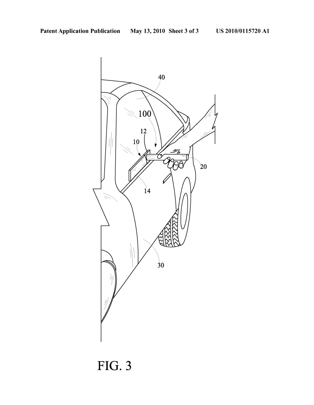 CLEANING APPARATUS FOR AUTOMOBILE WINDOW PANE - diagram, schematic, and image 04