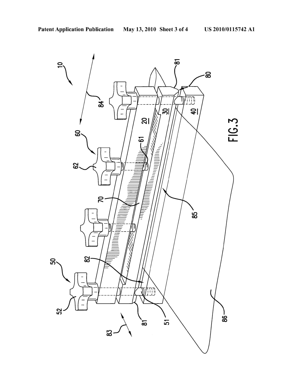 Triple bar, high efficiency mechanical sealer - diagram, schematic, and image 04