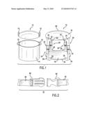 Device for securing a lid to a pot diagram and image