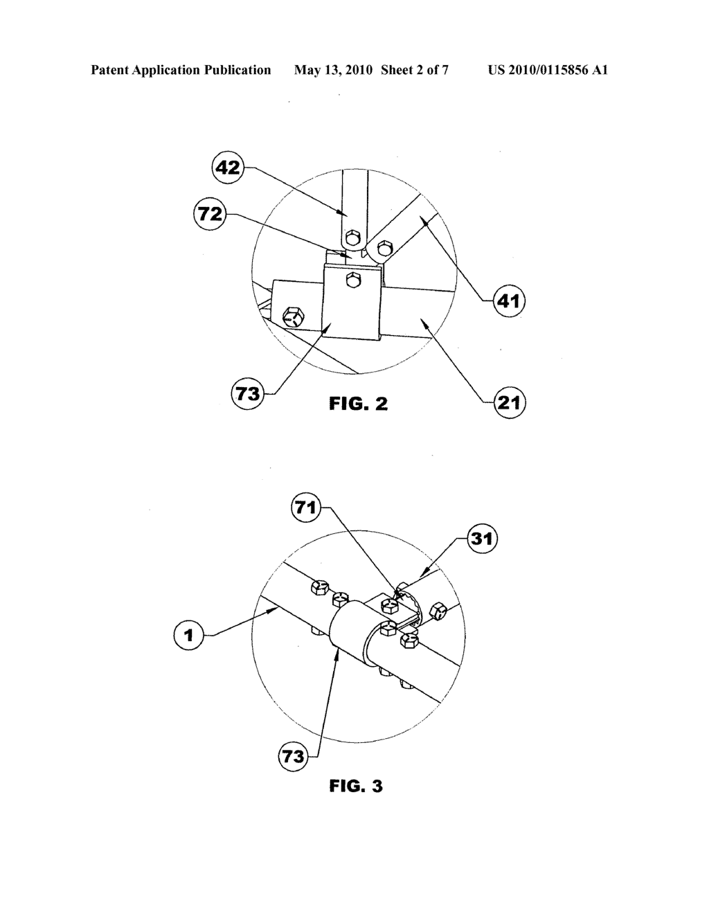 Tower sector frame antenna mount - diagram, schematic, and image 03