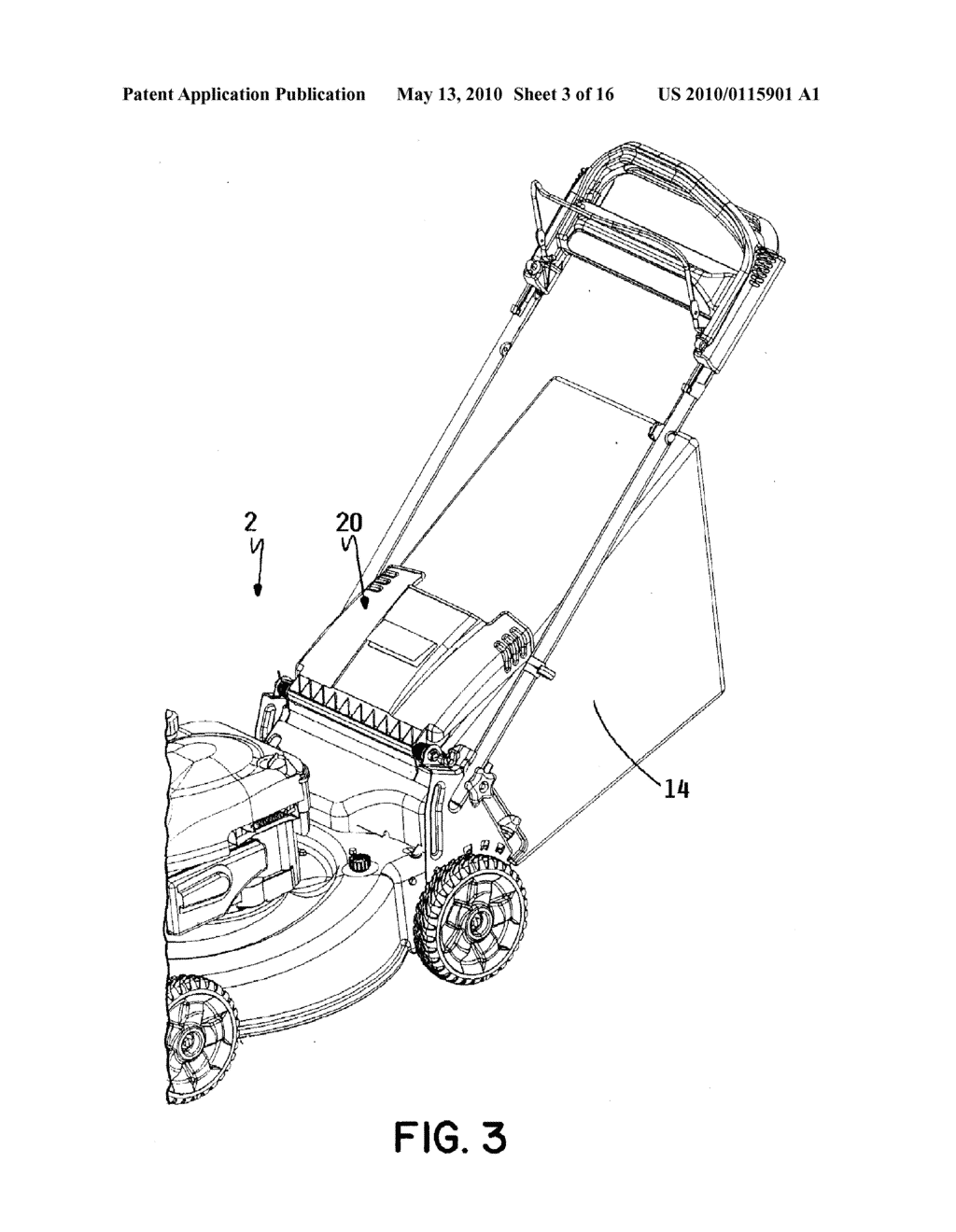 LAWN MOWER HAVING COLLECTING AND MULCHING MODES - diagram, schematic, and image 04