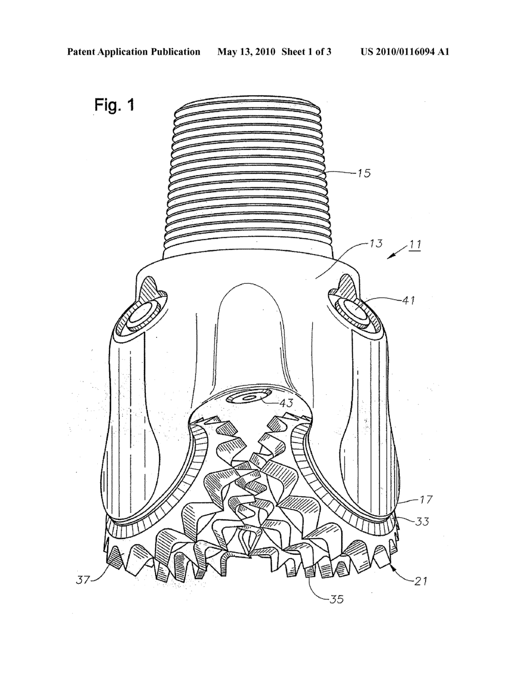 Cemented Tungsten Carbide Rock Bit Cone - diagram, schematic, and image 02