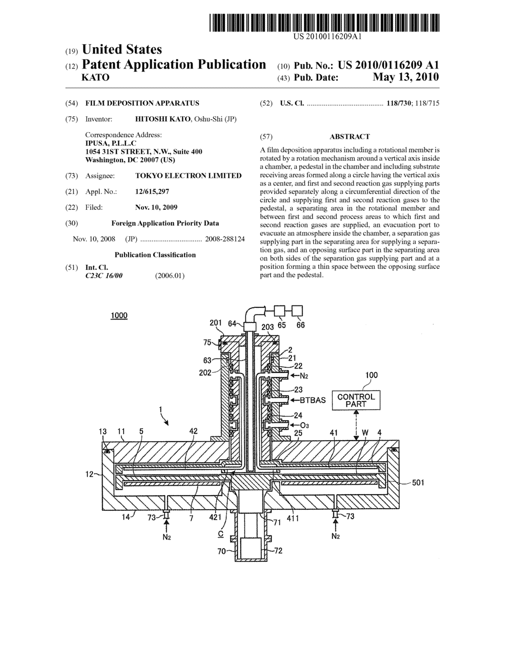 FILM DEPOSITION APPARATUS - diagram, schematic, and image 01