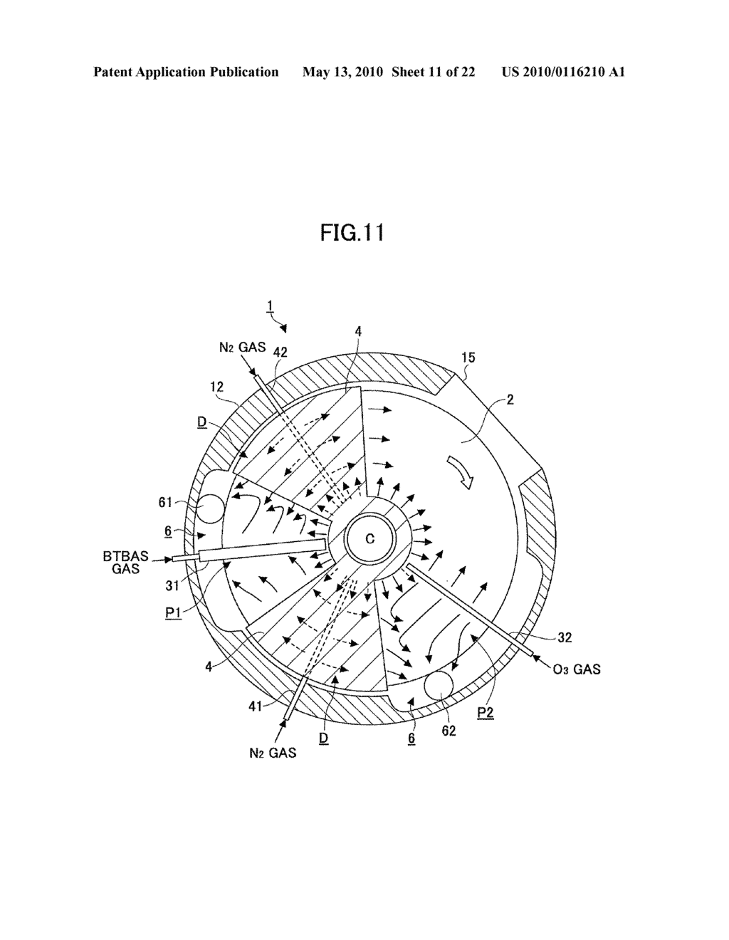 GAS INJECTOR AND FILM DEPOSITION APPARATUS - diagram, schematic, and image 12