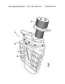 Roots type gear compressor with helical lobes having communication with discharge port diagram and image