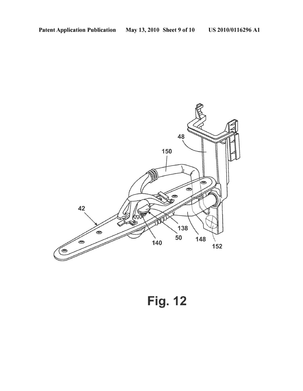 DISHWASHER HAVING DEDICATED SPRAYER FOR SILVERWARE BASKET - diagram, schematic, and image 10