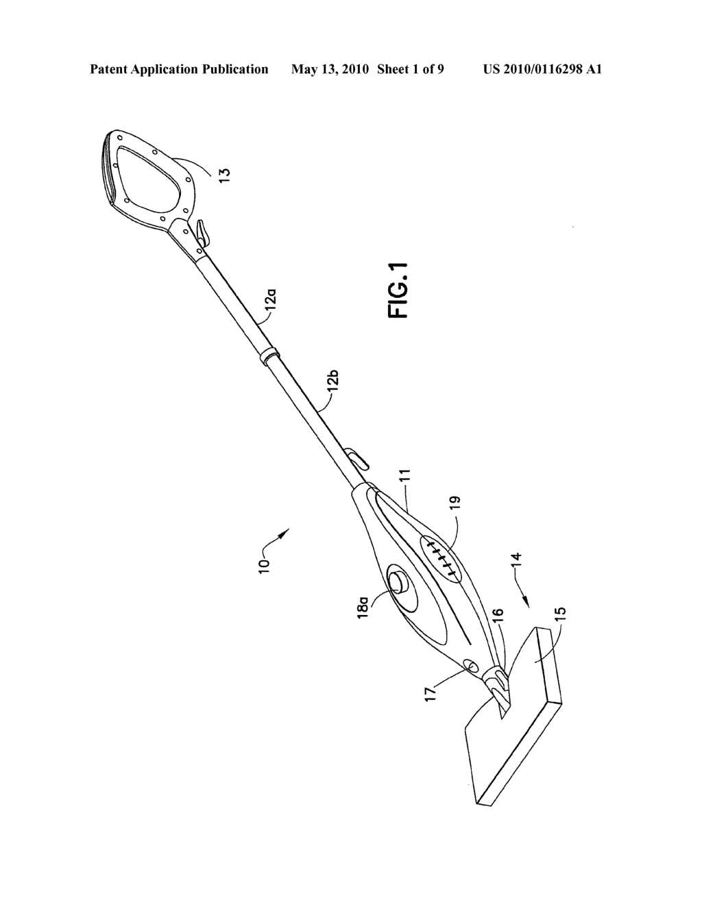 Steam Appliance With Motion Switch - diagram, schematic, and image 02