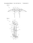 CONNECTION STRUCTURE FOR PARASOL diagram and image