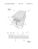 A PHOTOVOLTAIC MODULE OR PANEL WITH A CERAMIC SUPPORT SLAB diagram and image