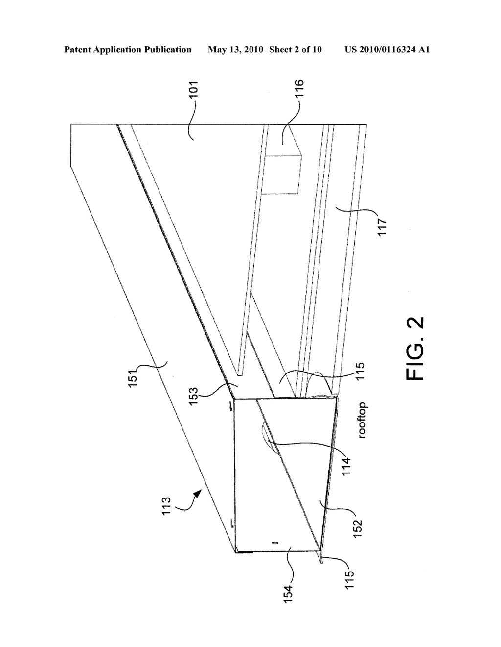 Flexible Wind Deflector For Photovoltaic Array Perimeter Assembly - diagram, schematic, and image 03