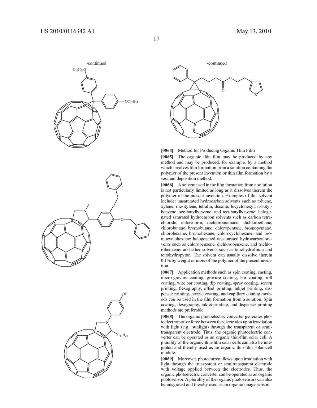 ORGANIC PHOTOELECTRIC CONVERTER AND POLYMER USEFUL FOR PRODUCTION OF THE SAME - diagram, schematic, and image 18