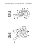 ACTUATING MECHANISM FOR FLUID DISPLACEMENT AND PRESSURIZING DEVICE diagram and image