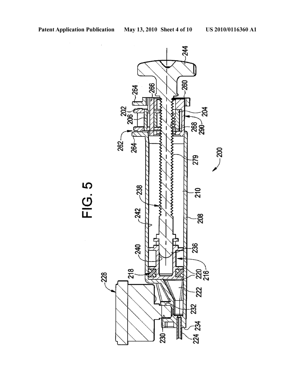 ACTUATING MECHANISM FOR FLUID DISPLACEMENT AND PRESSURIZING DEVICE - diagram, schematic, and image 05