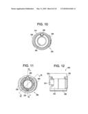 ACTUATING MECHANISM FOR FLUID DISPLACEMENT AND PRESSURIZING DEVICE diagram and image