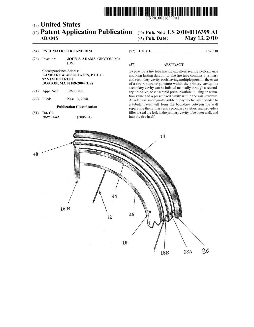 Pneumatic Tire and Rim - diagram, schematic, and image 01