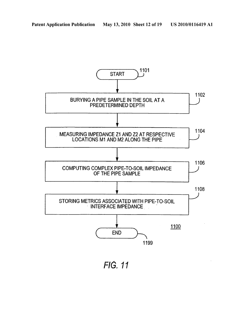 Method and apparatus for simulating electrical characteristics of a coated segment of a pipeline - diagram, schematic, and image 13