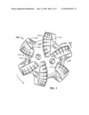 MATRIX BIT BODIES WITH MULTIPLE MATRIX MATERIALS diagram and image