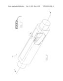 MARINE MUFFLER WITH ANGULARLY DISPOSED INTERNAL BAFFLE diagram and image