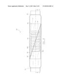 MARINE MUFFLER WITH ANGULARLY DISPOSED INTERNAL BAFFLE diagram and image