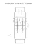 MARINE MUFFLER WITH ANGULARLY DISPOSED INTERNAL BAFFLE diagram and image