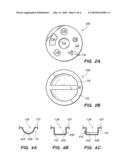 Container cover with integrated compartments diagram and image