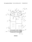 Dual chamber bottle and method of manufacturing the same diagram and image