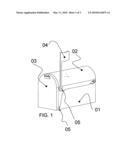 Tiltable secondary-door, translucent & automatic-smart mailbox diagram and image