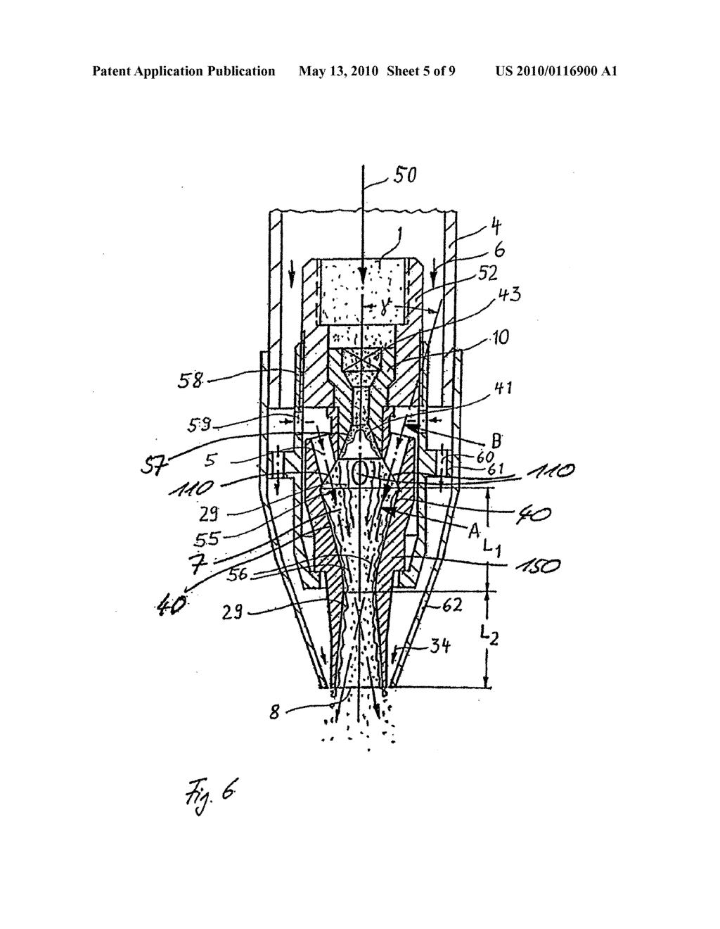 Two-substance nozzle, cluster nozzle and method for the atomization of fluids - diagram, schematic, and image 06