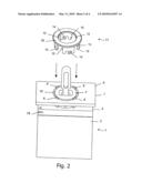 Device for mounting a switch or the like on a mounting plate diagram and image